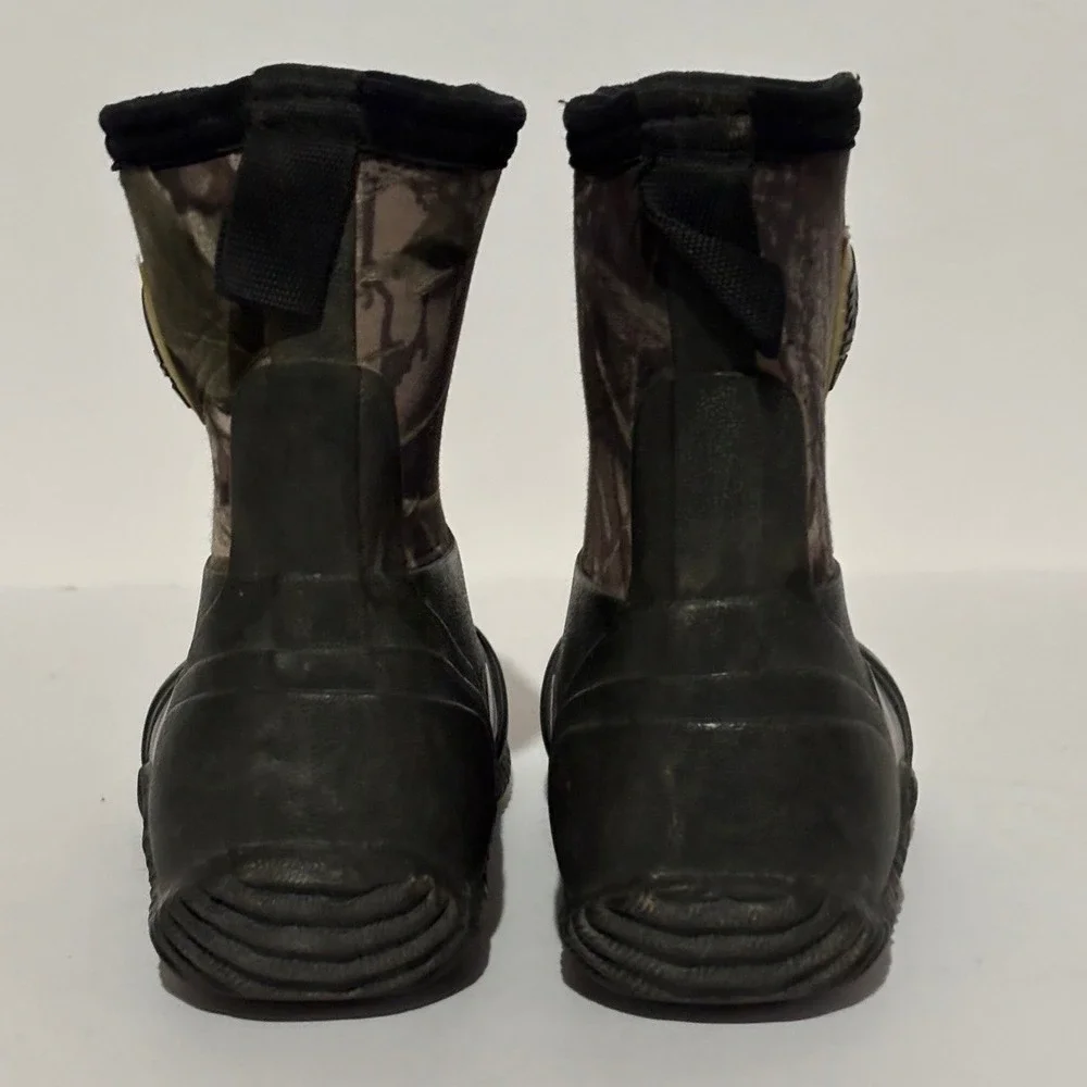 Hodgman Boots Kids Boys Youth size 12 Chore Muck Camo Mid Waterproof